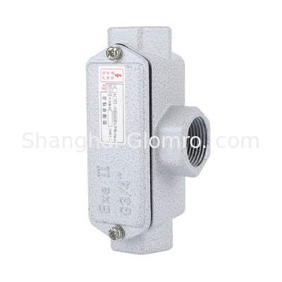 BAXIT G1/2 Aluminum Alloy Waterproof Explosion-proof Three-Way Wiring Box Threading Box Junction Box