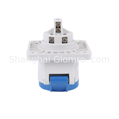 Flush Mounted Socket Box IP44 Waterproof Industrial Concealed Straight Socket 16A 200-250V 32A 380-415V