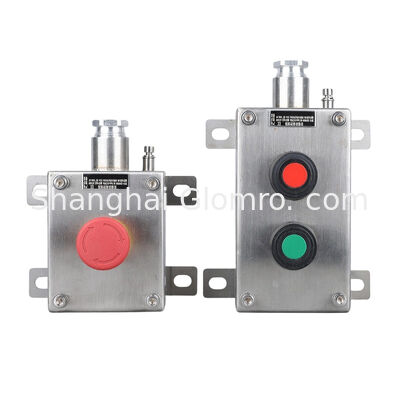 Waterproof Stainless Steel Explosion-proof Start-stop Switch Button Box IP65 Emergency Stop Control Switch Multi-Button 10A 220V