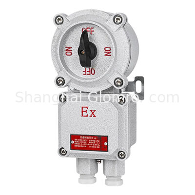 Explosion Protected Rotary Change Switch 16A Ex Iic T6 IP66 Dust Water Resistant Controller for Oil Refinery Explosive Gas Area

