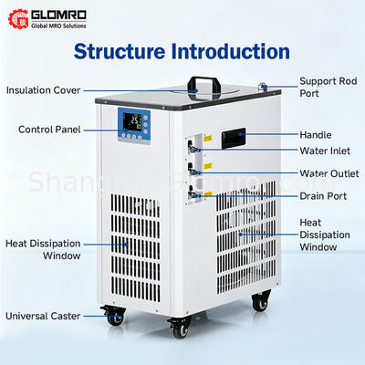 20L medium-sized low-temperature coolant circulation pump-Digital temperature control at 20℃ Used for laboratory batch synthesis experiments to cool reaction baths