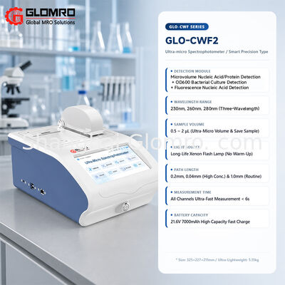 Ultra-micro Spectrophotometric Nucleic Acid Protein Analyzer, OD600 Bacterial Liquid Fluorescence Detection Laboratory Equipment