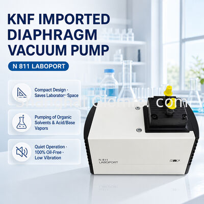 KNF N811KT.18 Chemical Resistant Diaphragm Vacuum Pump PTFE-coated Diaphragm for Vacuum Filtration