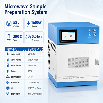 Intelligent Microwave Digestion Instrument Fully Automatic Variable Frequency Laboratory Extraction and Synthesis Instrument