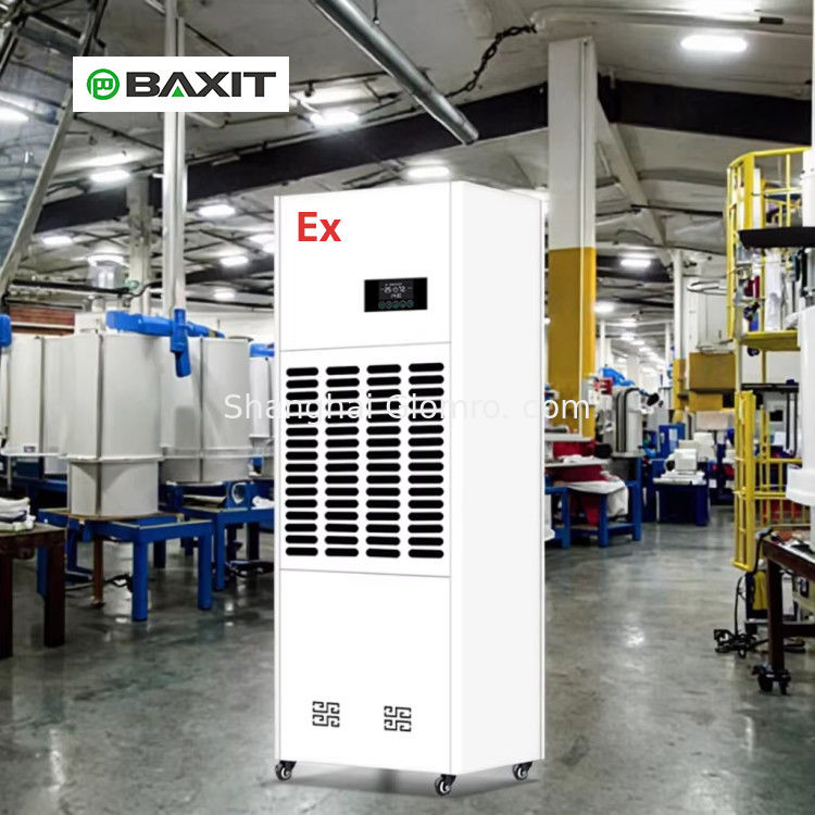 480L High-efficiency Explosion-proof Dehumidifier Humidity Moisture Absorber Large Spaces up to 500 m² for Warehouse Factory Use