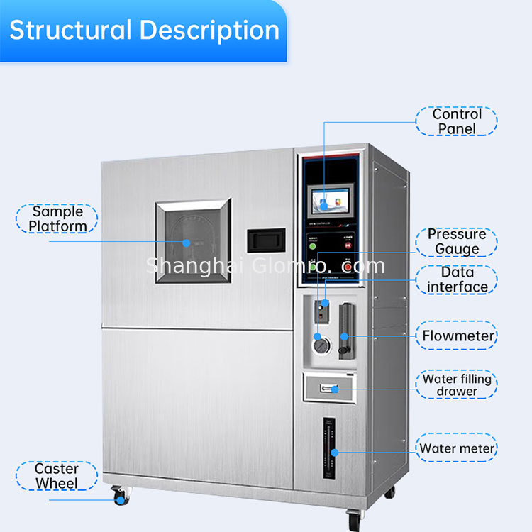 The custom-made IPX3.4 rain test chamber meets the waterproof testing requirements of multiple industries.
