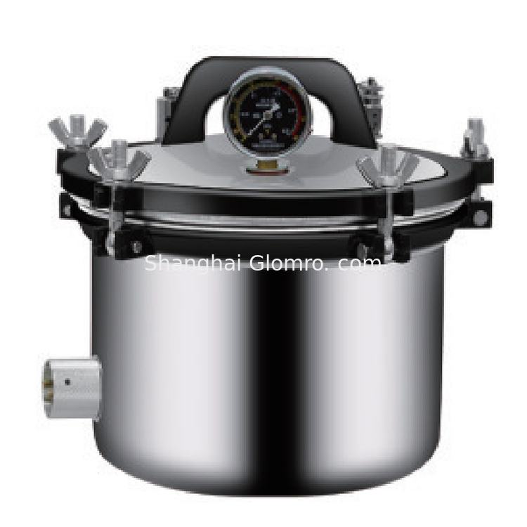 Laboratory Equipment 8L High-Pressure Steam Sterilization Pot Vertical Type Laboratory Autoclave