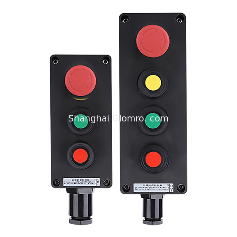 Explosion-proof and Corrosion-resistant Button Box with Emergency Stop  IP65 Waterproof Control Box