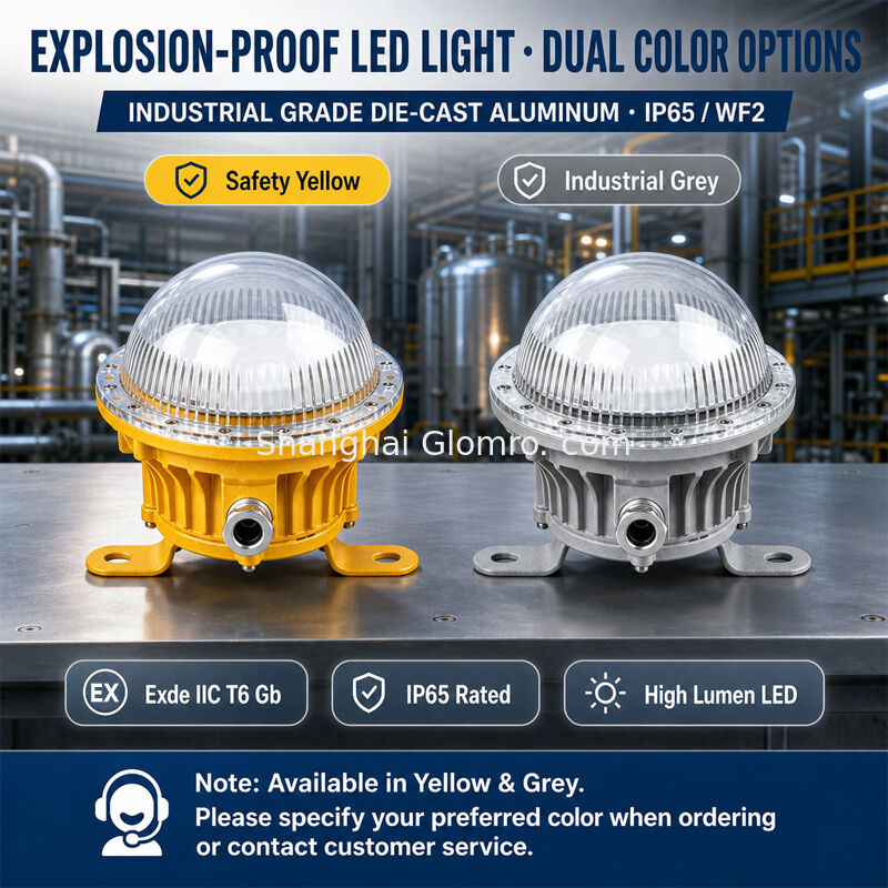 10W LED Explosion Proof Fixture IP65 WF2 Long Lifespan Industrial Hazardous Area Lighting for Refinery